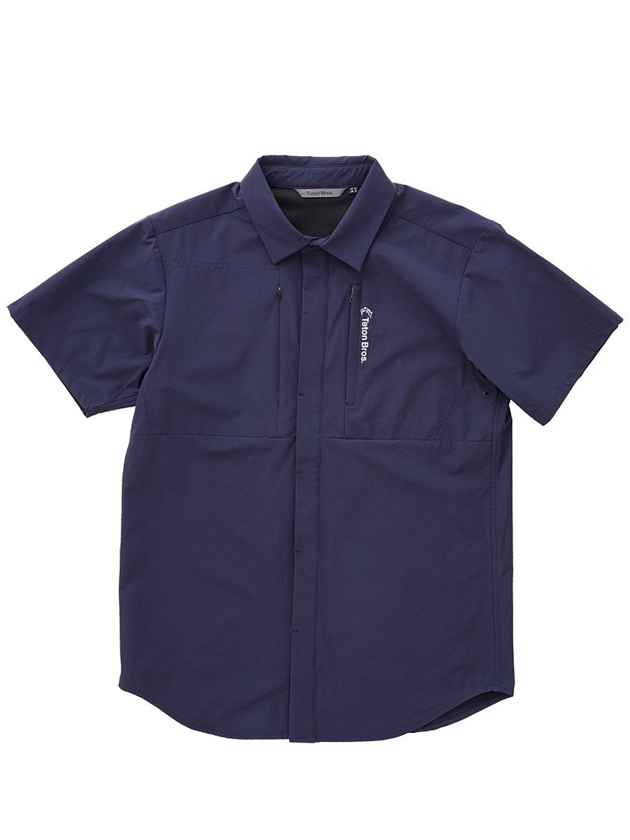 TetonBros(ﾃｨｰﾄﾝﾌﾞﾛｽ) - Run Shirt Navy (Unisex)