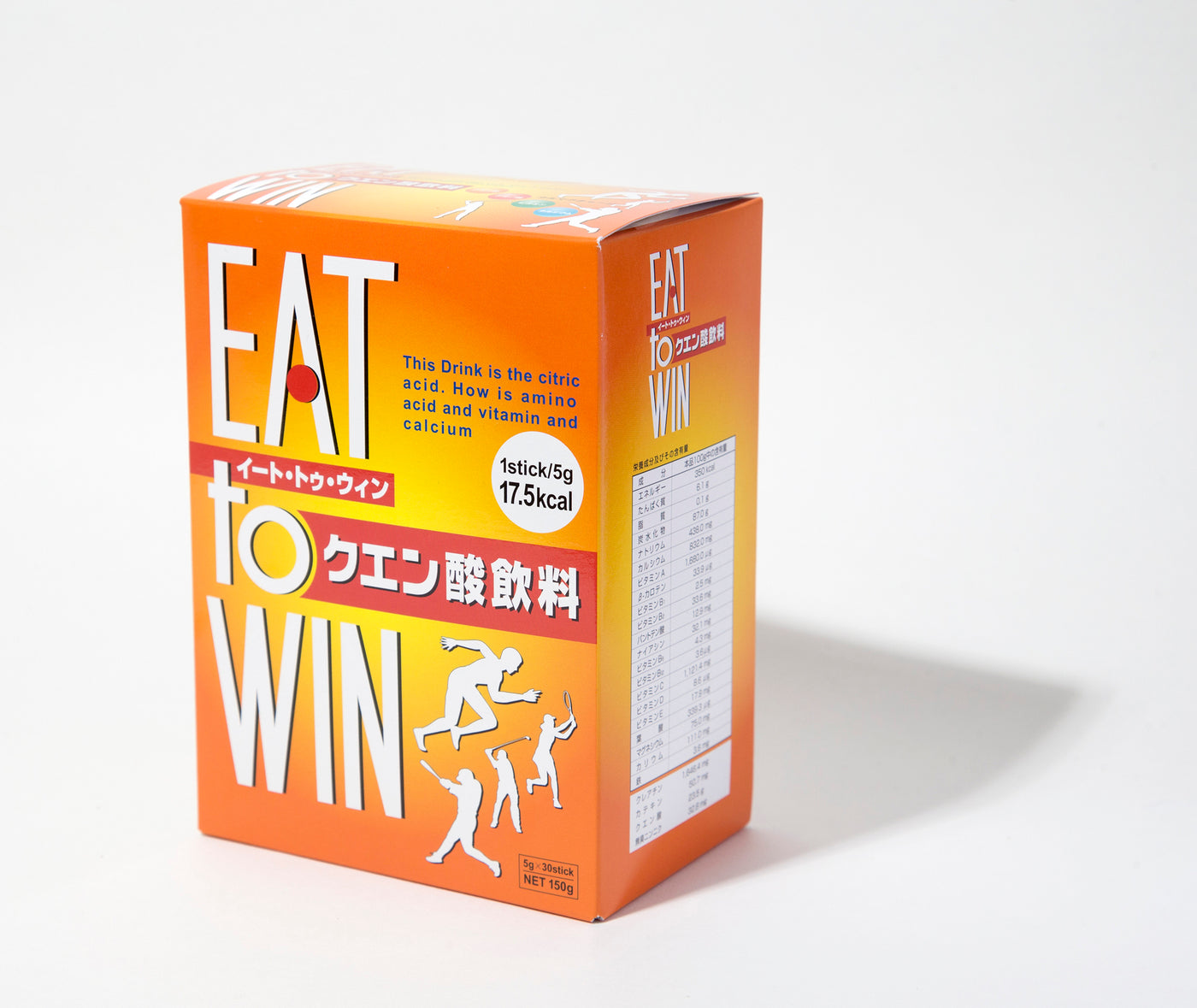 NU SCIENCE(ﾆｭｰ･ｻｲｴﾝｽ)-EAT-to-WIN (クエン酸飲料)150ｸﾞﾗﾑ(5ｸﾞﾗﾑ×30本)