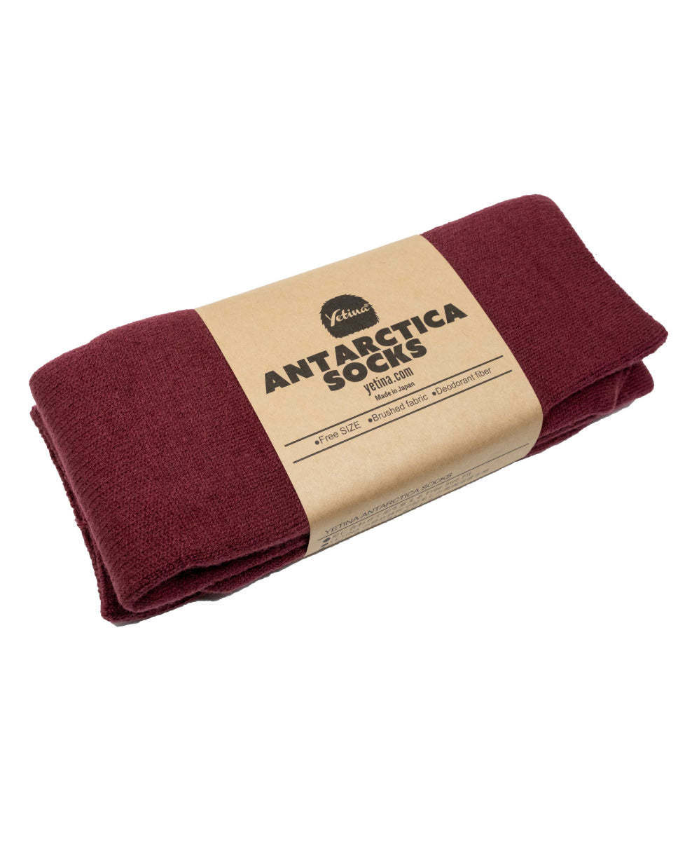 Yetina(ｲｴﾃｨﾅ) - Antarctica Socks - Wine Red (Unisex)